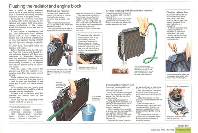 Cómo limpiar el radiador del motor