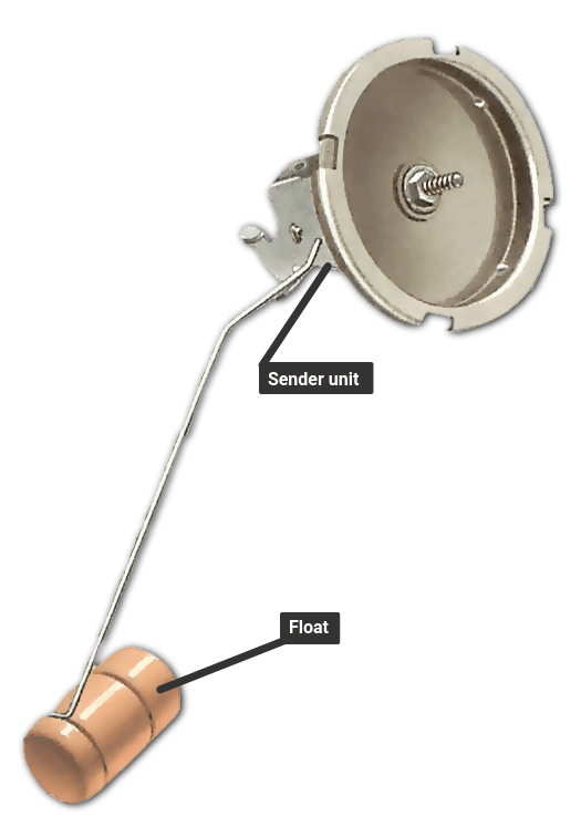 Checking and replacing a fuel sender unit