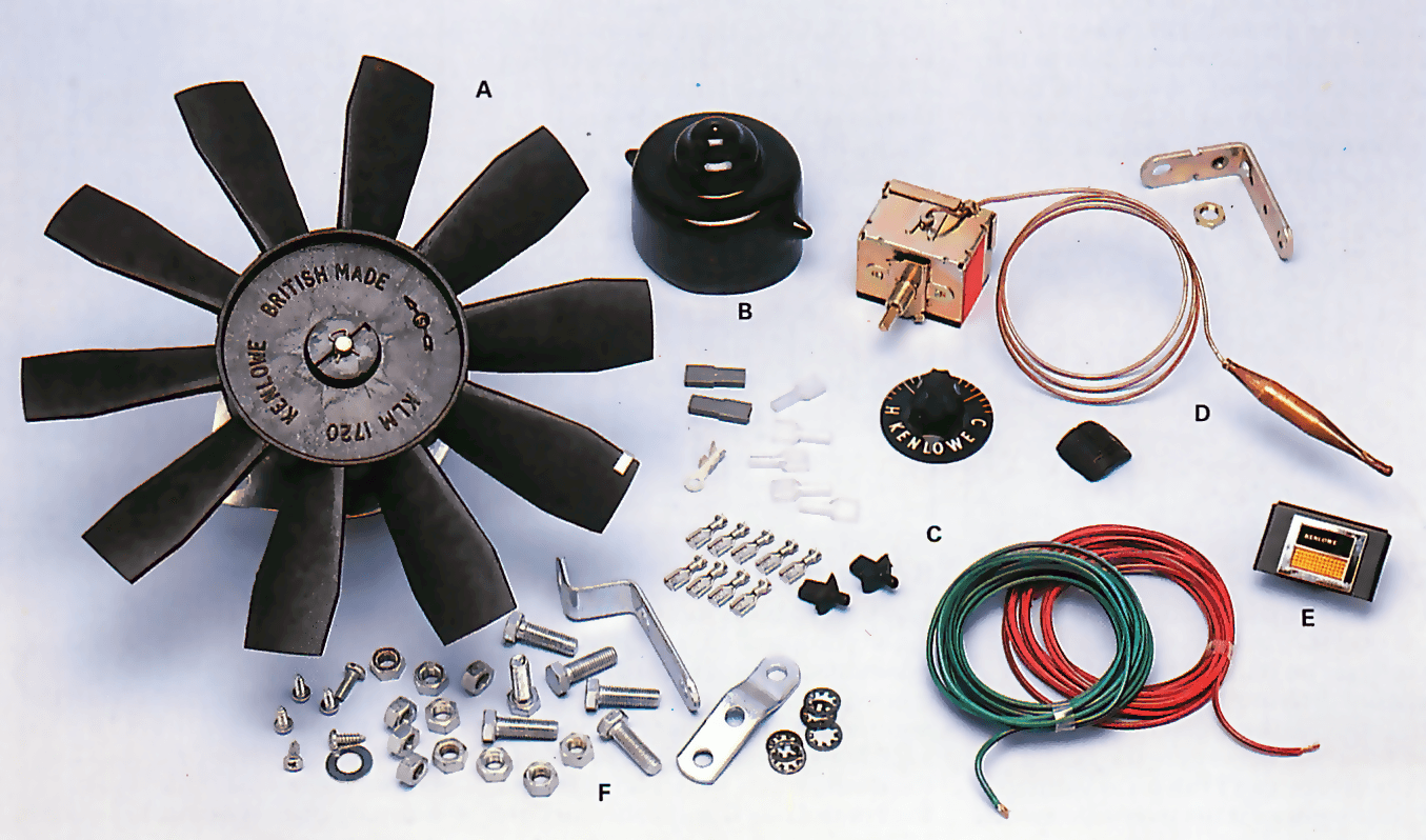 Fitting an electric fan to a car