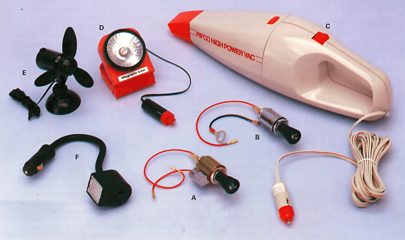 Installing a cigarette lighter socket