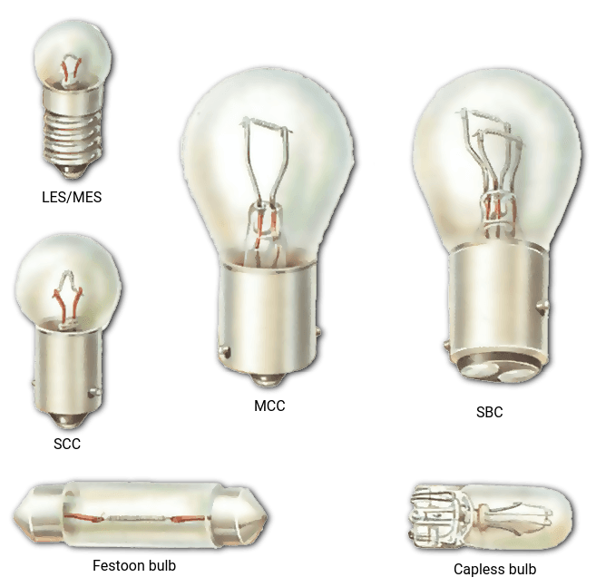 Types of clearance car bulbs
