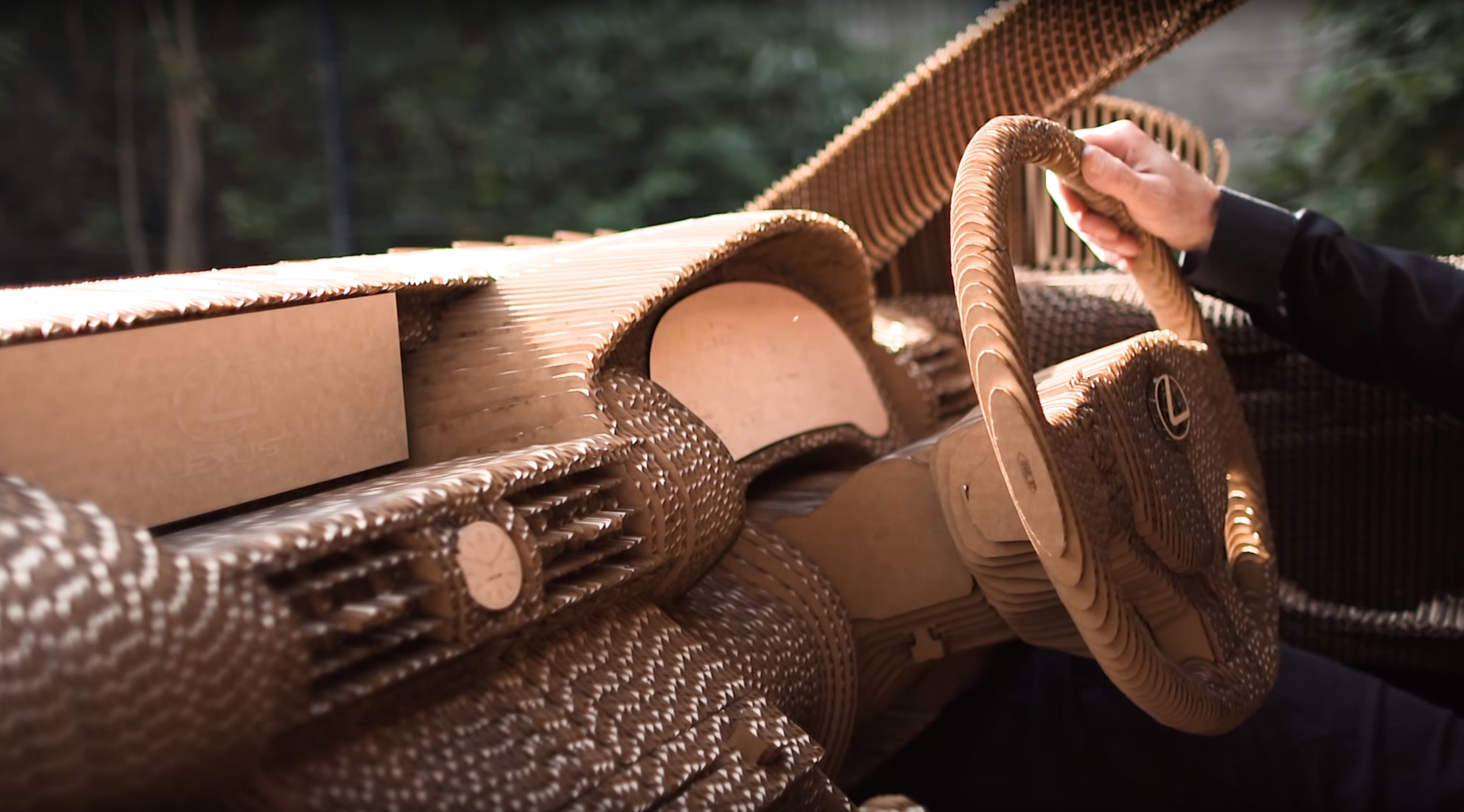 Lexus builds cardboard car | How a Car Works