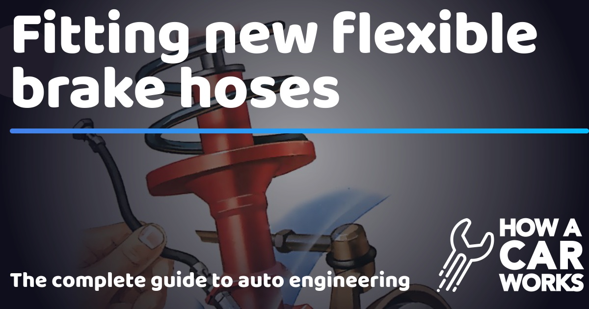 Fitting new flexible brake hoses How a Car Works