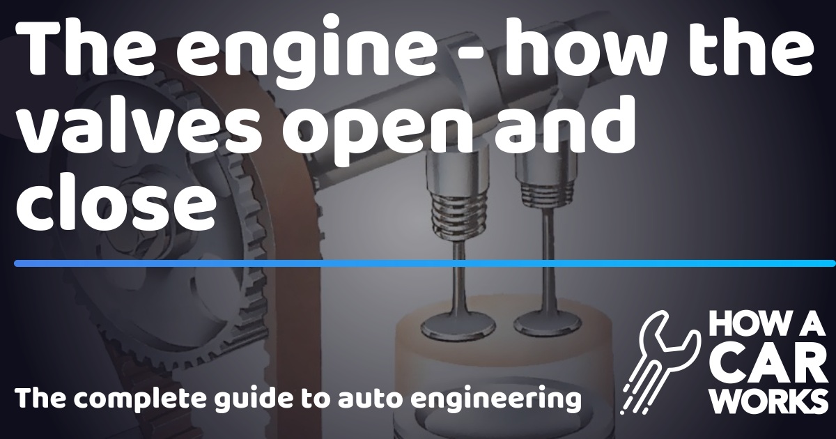 The engine how the valves open and close How a Car Works