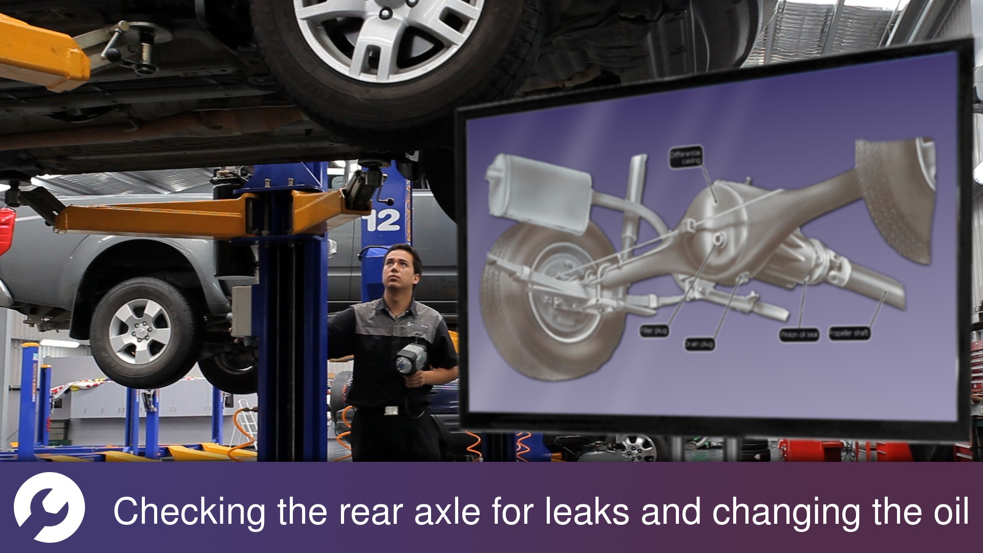 Checking the rear axle for leaks and changing the oil How a Car Works