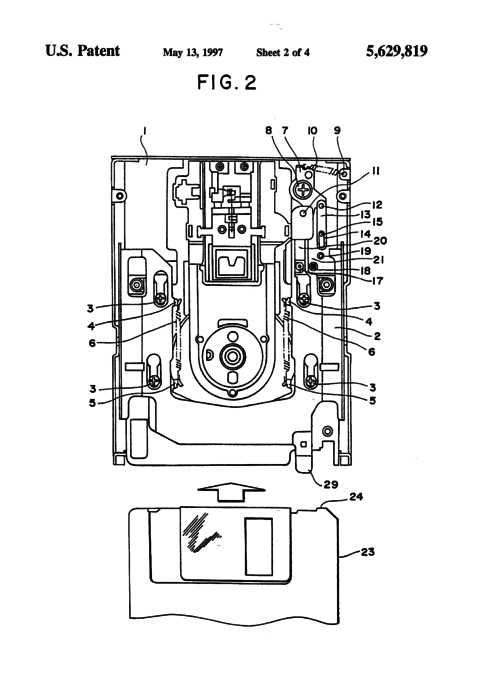 Floppy disk assembly